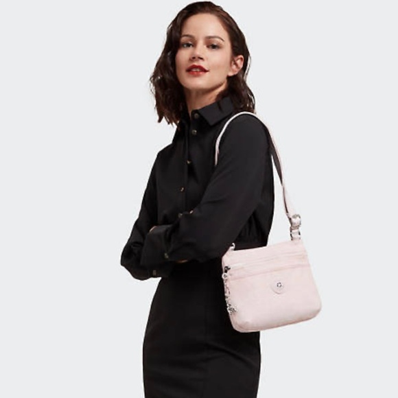 NWT Kipling Emmylou Small Crossbody Bag Orchid Pink 9.75''L x 8.5''H x 2.72”D - Picture 6 of 13